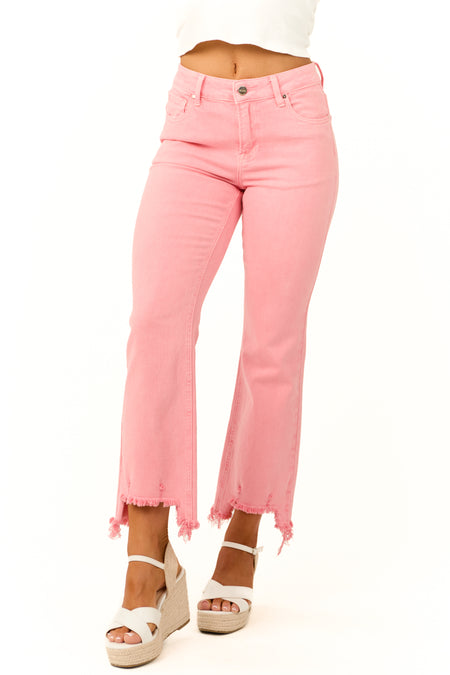 Risen Punch High Rise Straight Leg Jeans