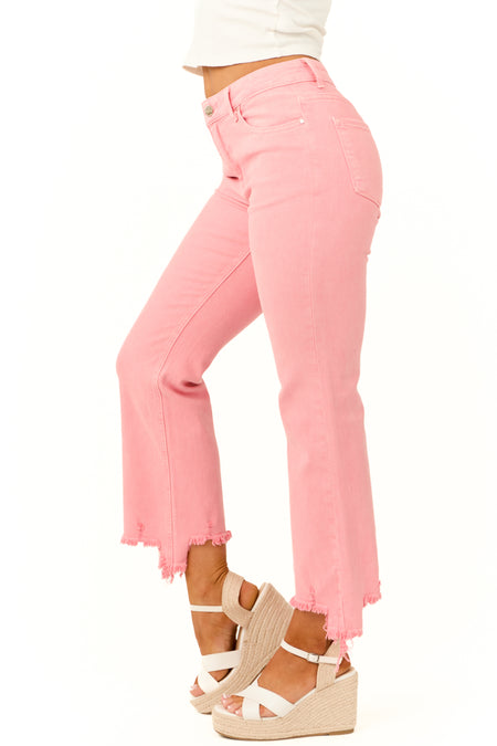 Risen Punch High Rise Straight Leg Jeans