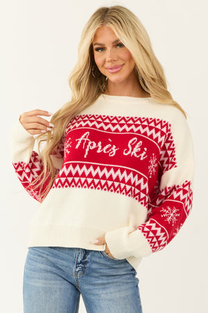 Ruby and Ivory 'Apres Ski' Snowflake Sweater