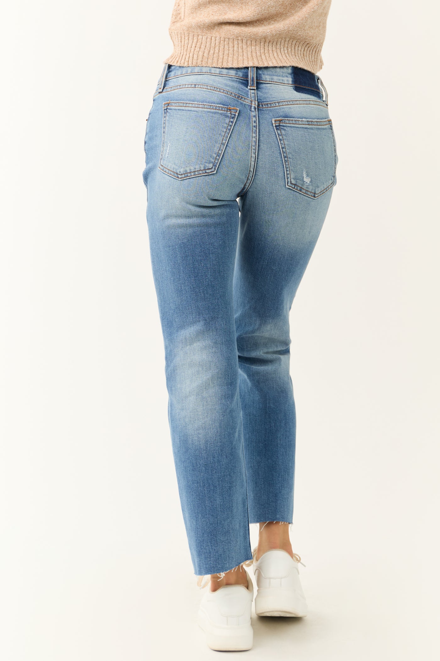 Sneak Peek Medium Wash Straight Leg Jeans