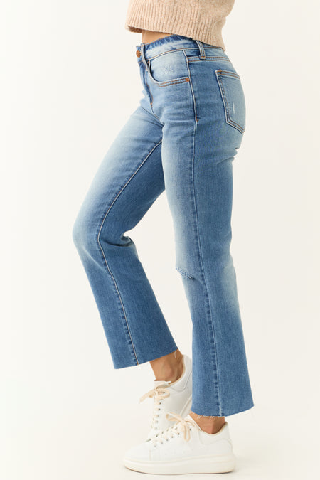 Sneak Peek Medium Wash Straight Leg Jeans