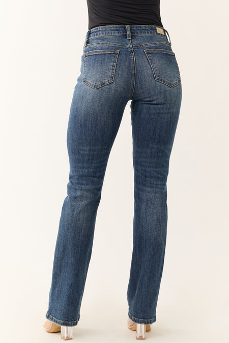 Special A Dark Wash Slender Bootcut Jeans