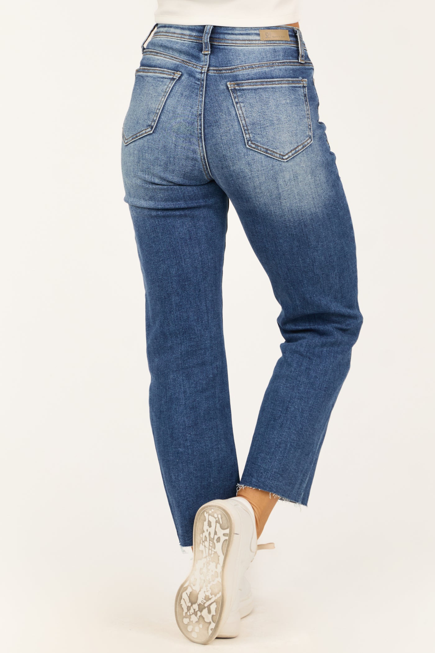 Special A Dark Wash Tummy Control Straight Jeans