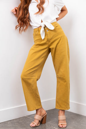 Special A Desert Wide Leg Barrel Jeans