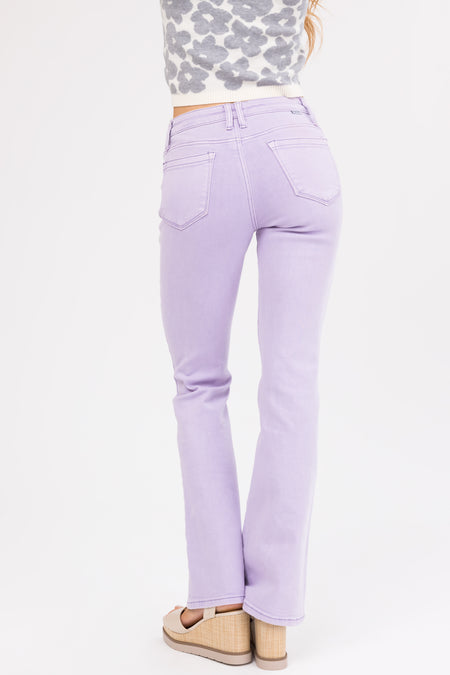 Special A Lavender Slim Bootcut Jeans