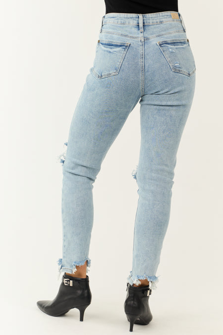 Special A Light Wash Straight Leg Jeans