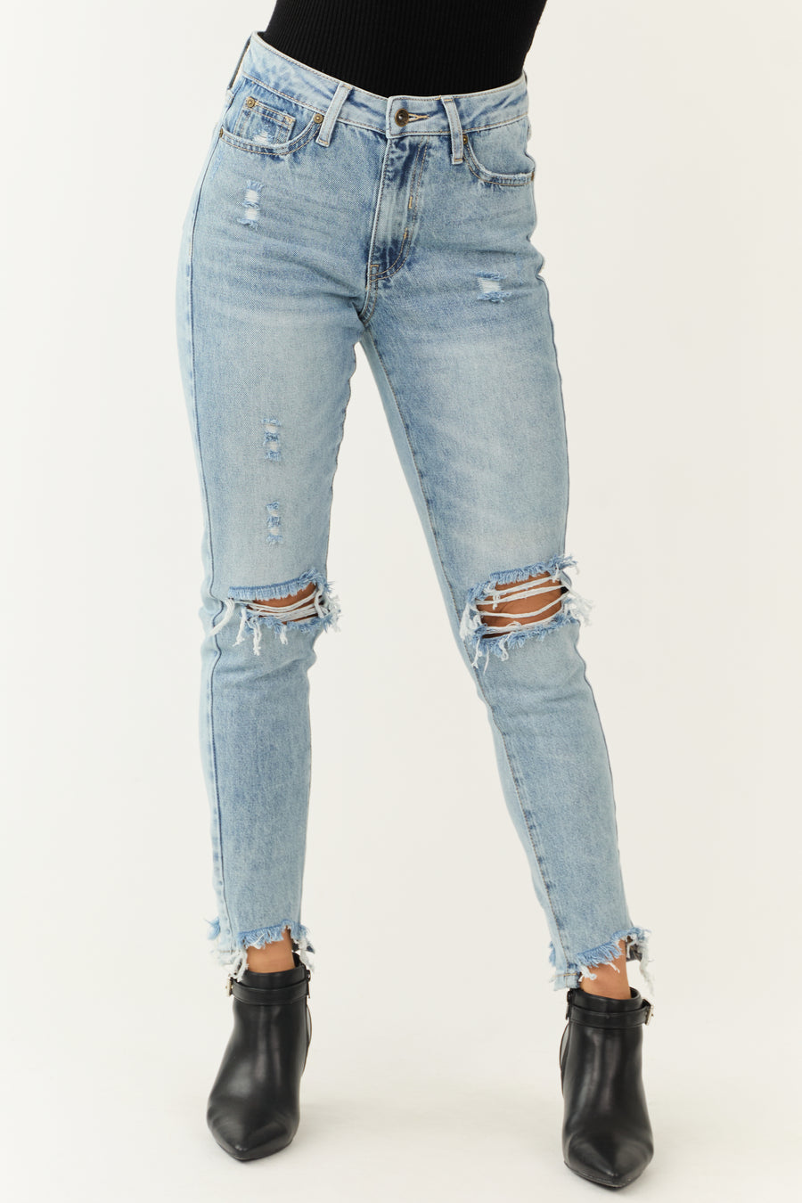 Special A Light Wash Straight Leg Jeans