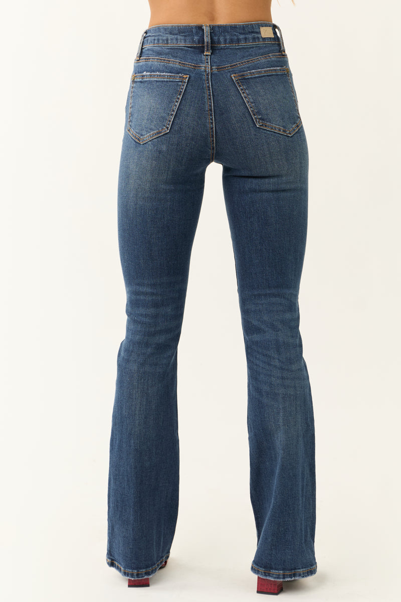 Special A Medium Wash High Rise Bootcut Jeans