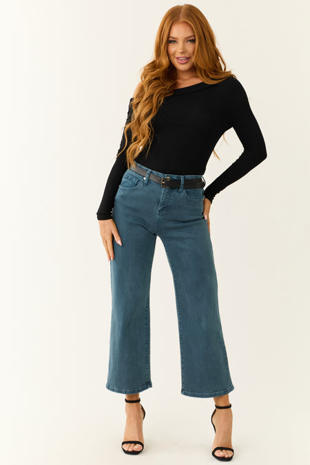 Special A Ocean Tummy Control Wide Leg Jeans