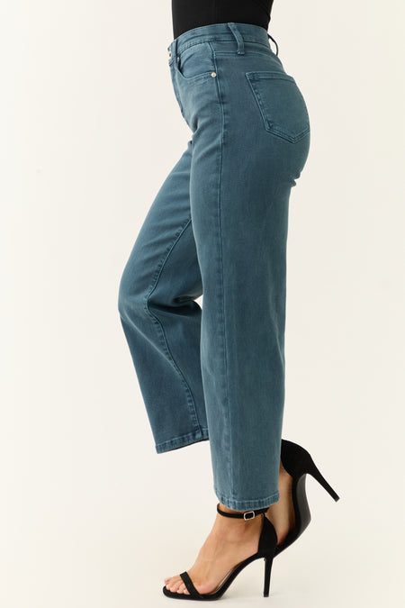 Special A Ocean Tummy Control Wide Leg Jeans