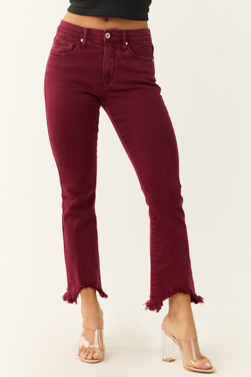 Special A Ruby Tummy Control Kick Flare Crop Jeans