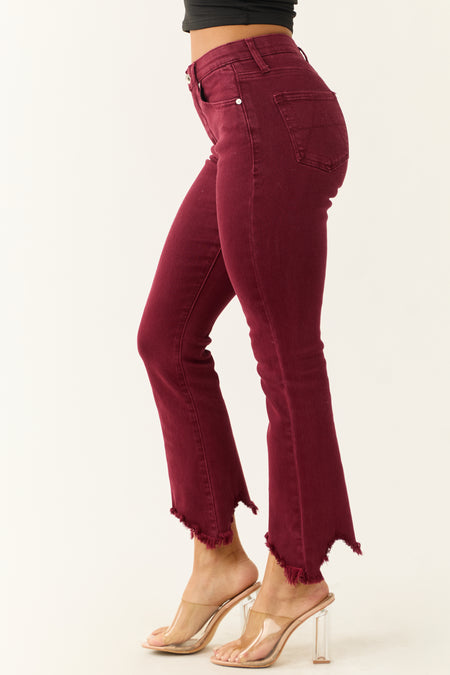 Special A Ruby Tummy Control Kick Flare Crop Jeans