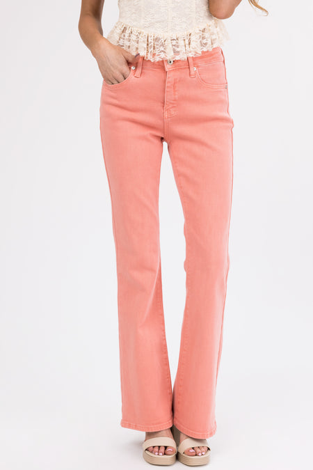 Special A Salmon Slim Bootcut Jeans