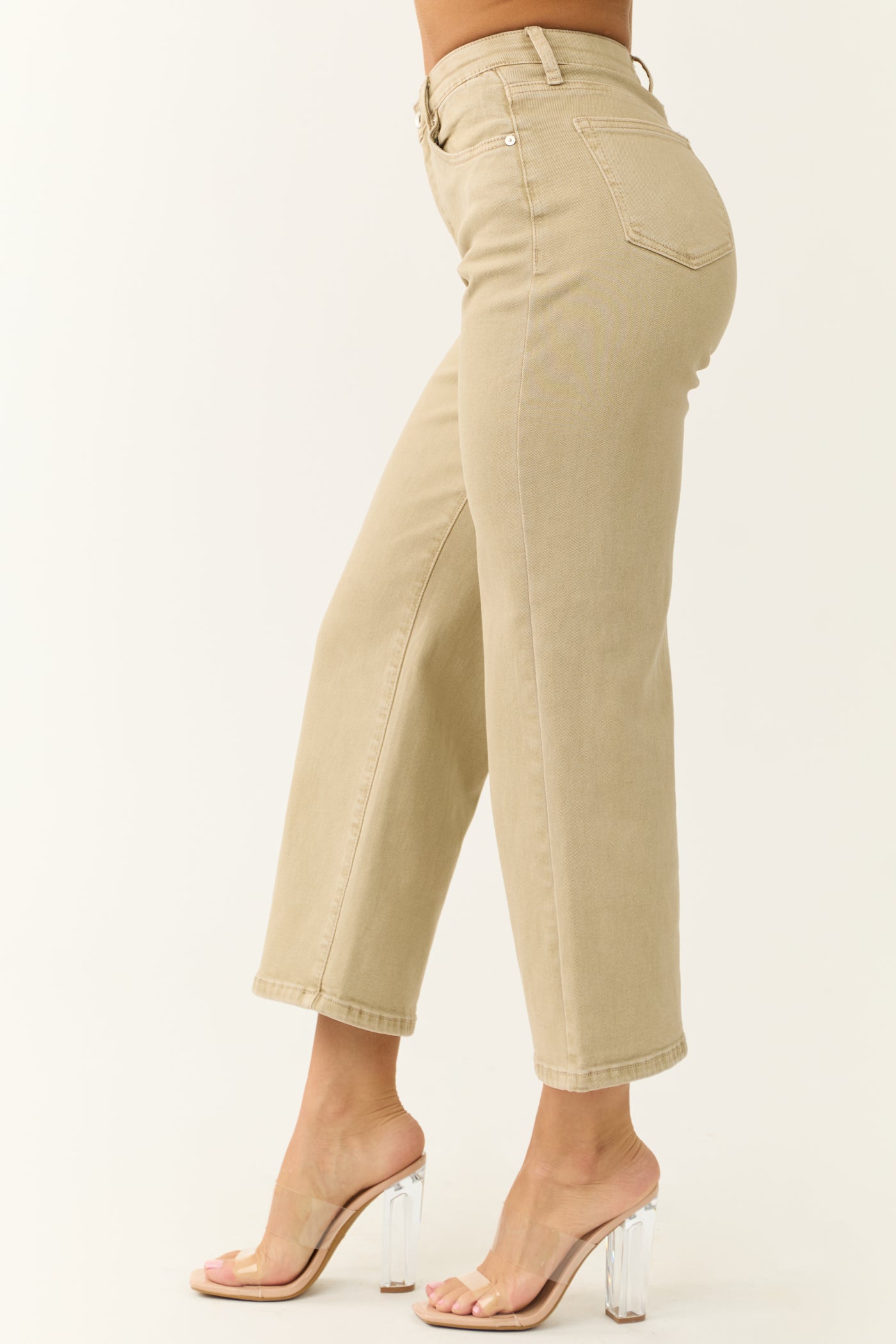 Special A Sand Tummy Control Wide Leg Jeans