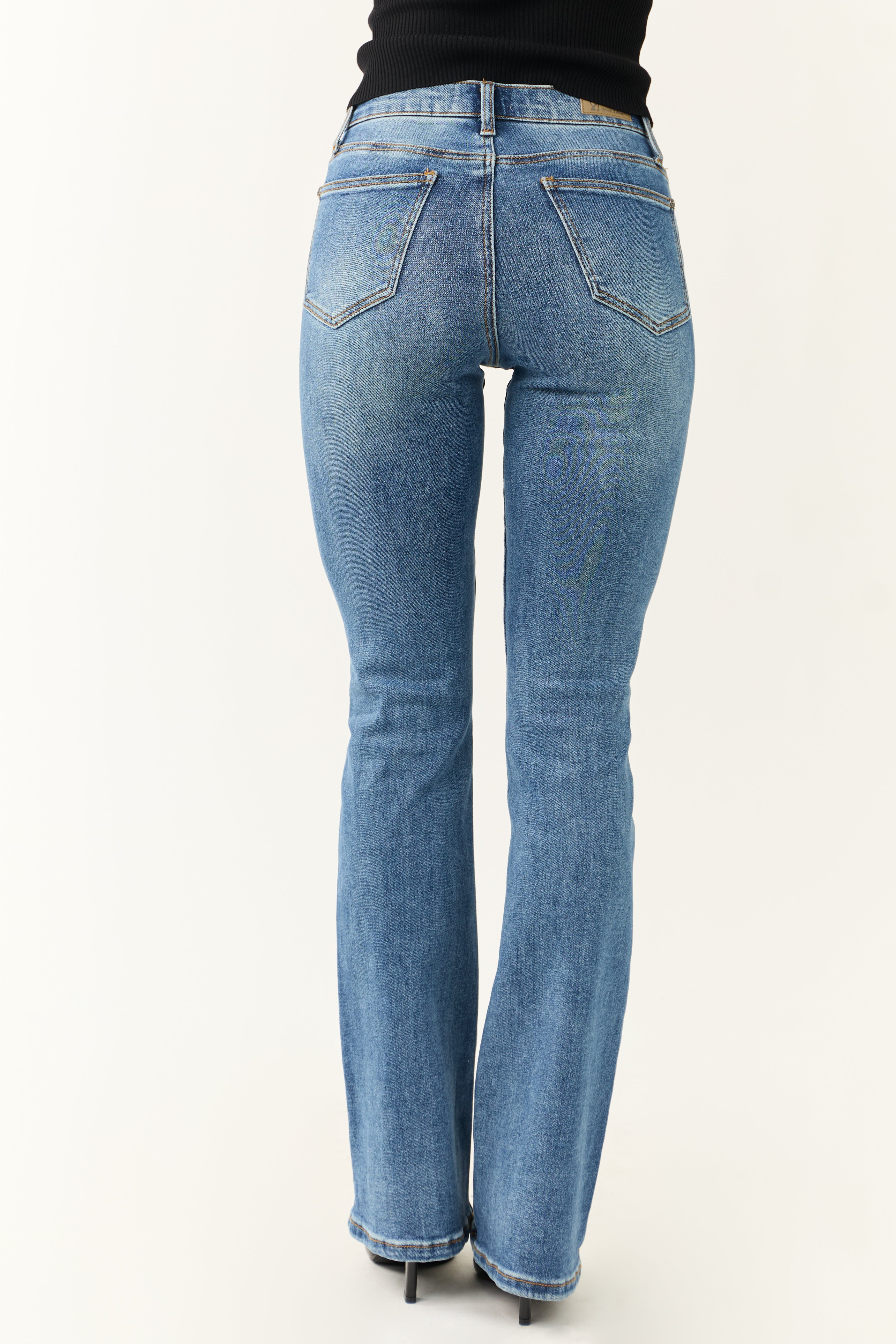 Special A Slim Bootcut Tummy Control Dark Wash Jeans