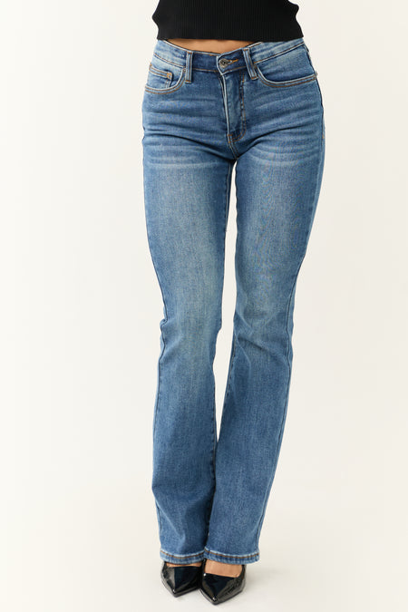 Special A Slim Bootcut Tummy Control Dark Wash Jeans