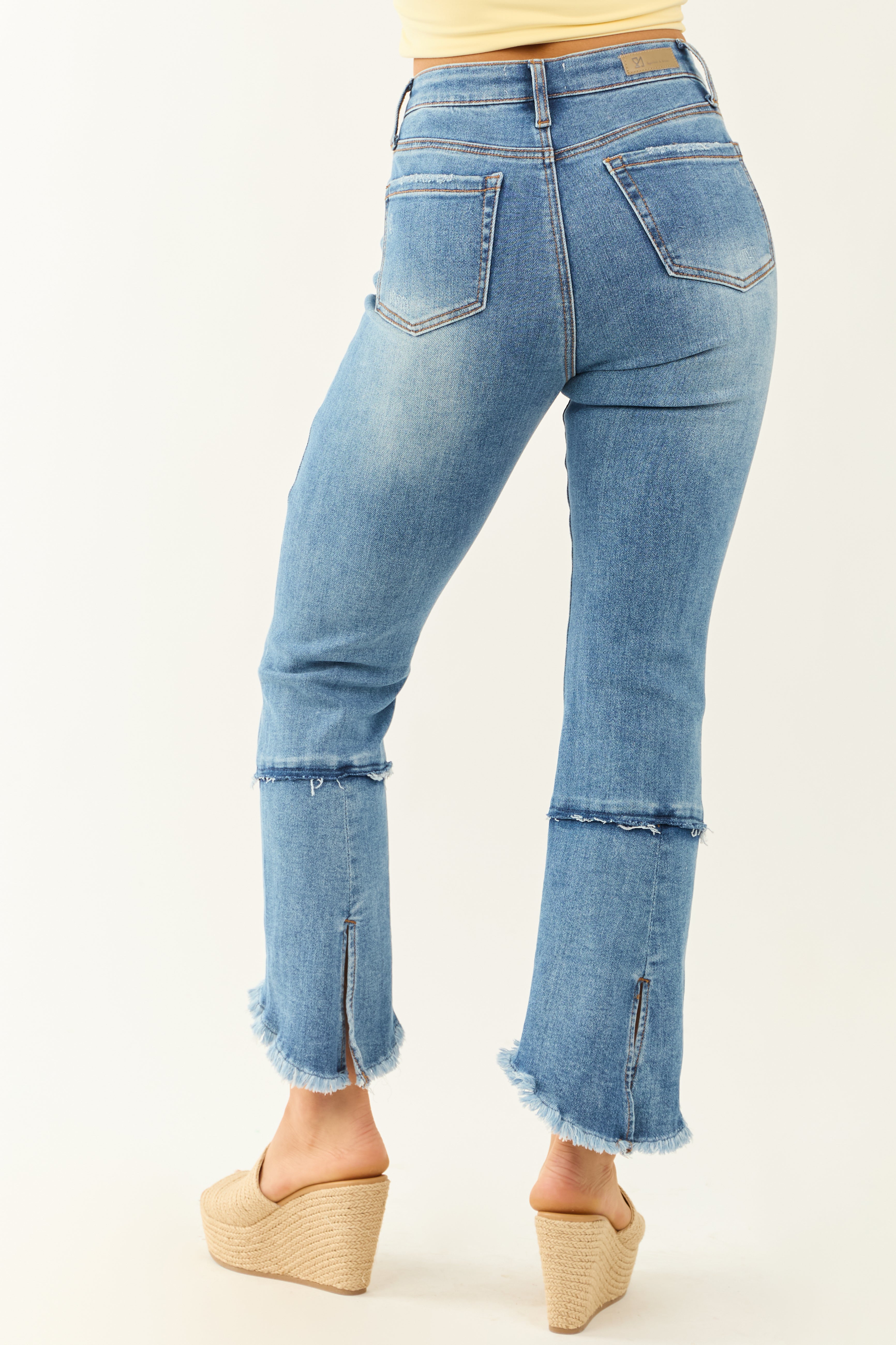 Special A Stretchy Tummy Control Kick Flare Jeans