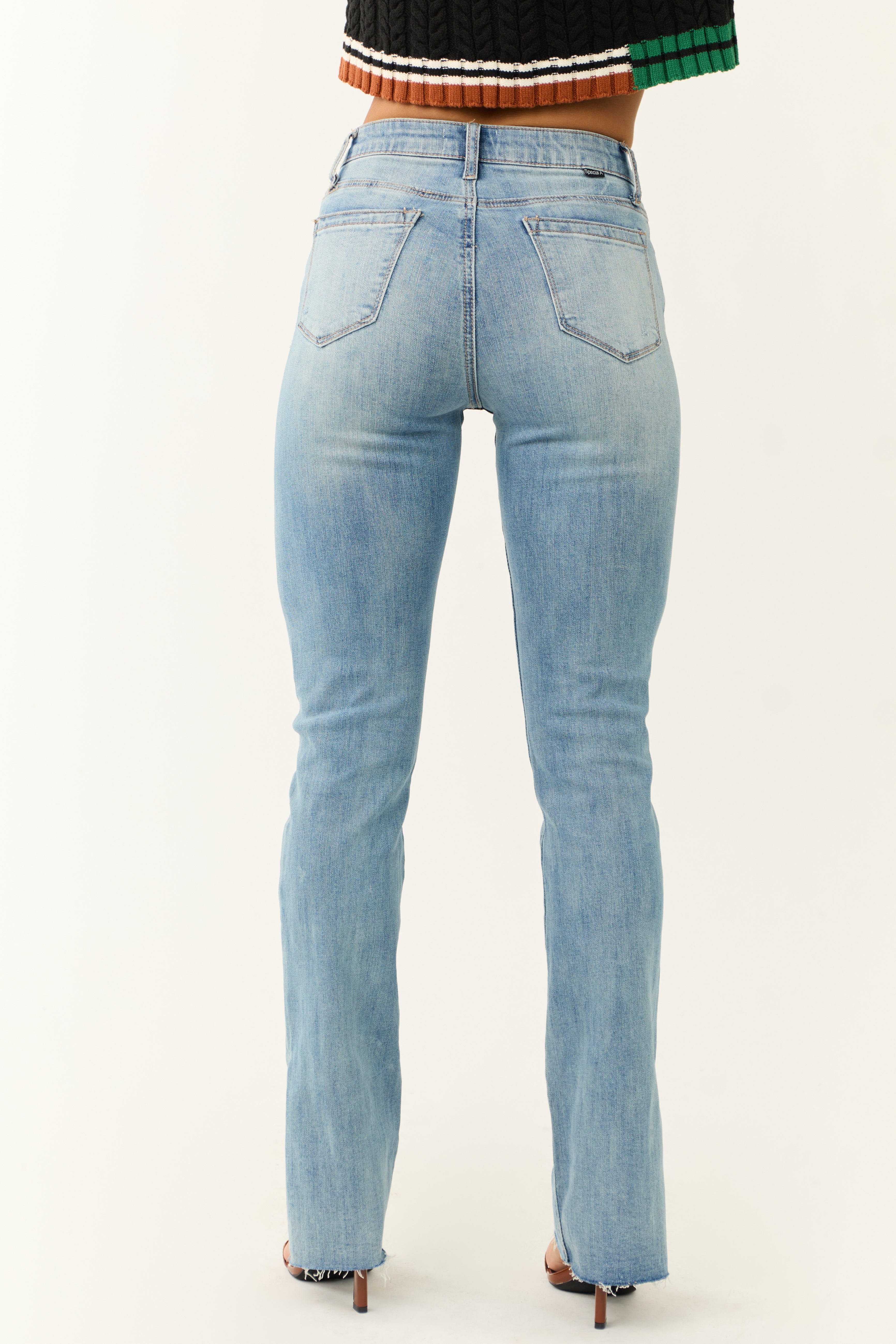 Special A Tummy Control Slim Bootcut Jeans