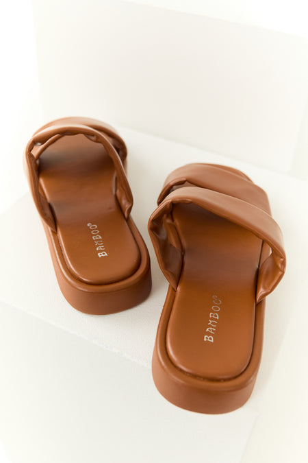 Spice Double Strap Open Toed Flat Sandals