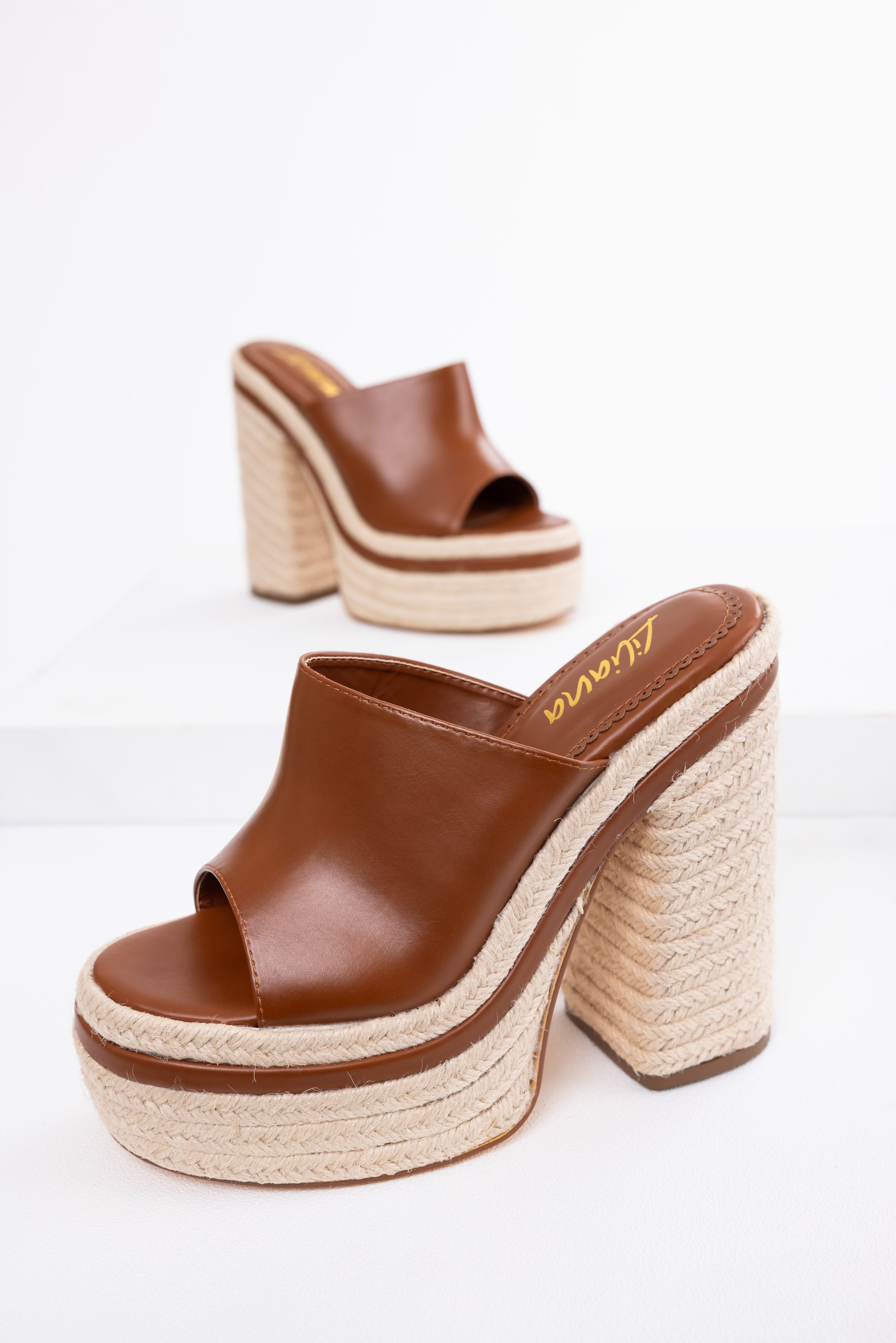 Spice High Heel Espadrille Platform Sandals