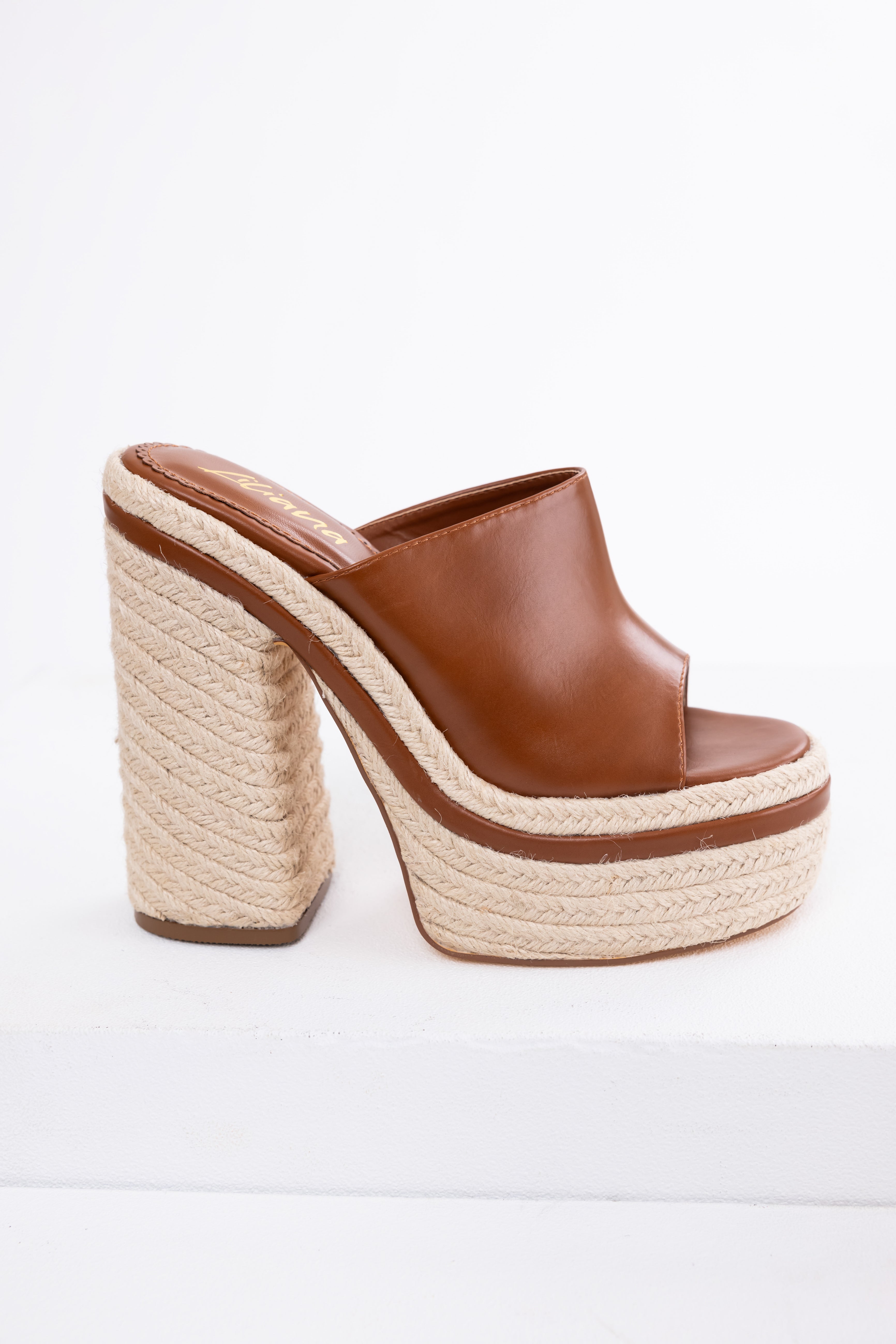 Spice High Heel Espadrille Platform Sandals