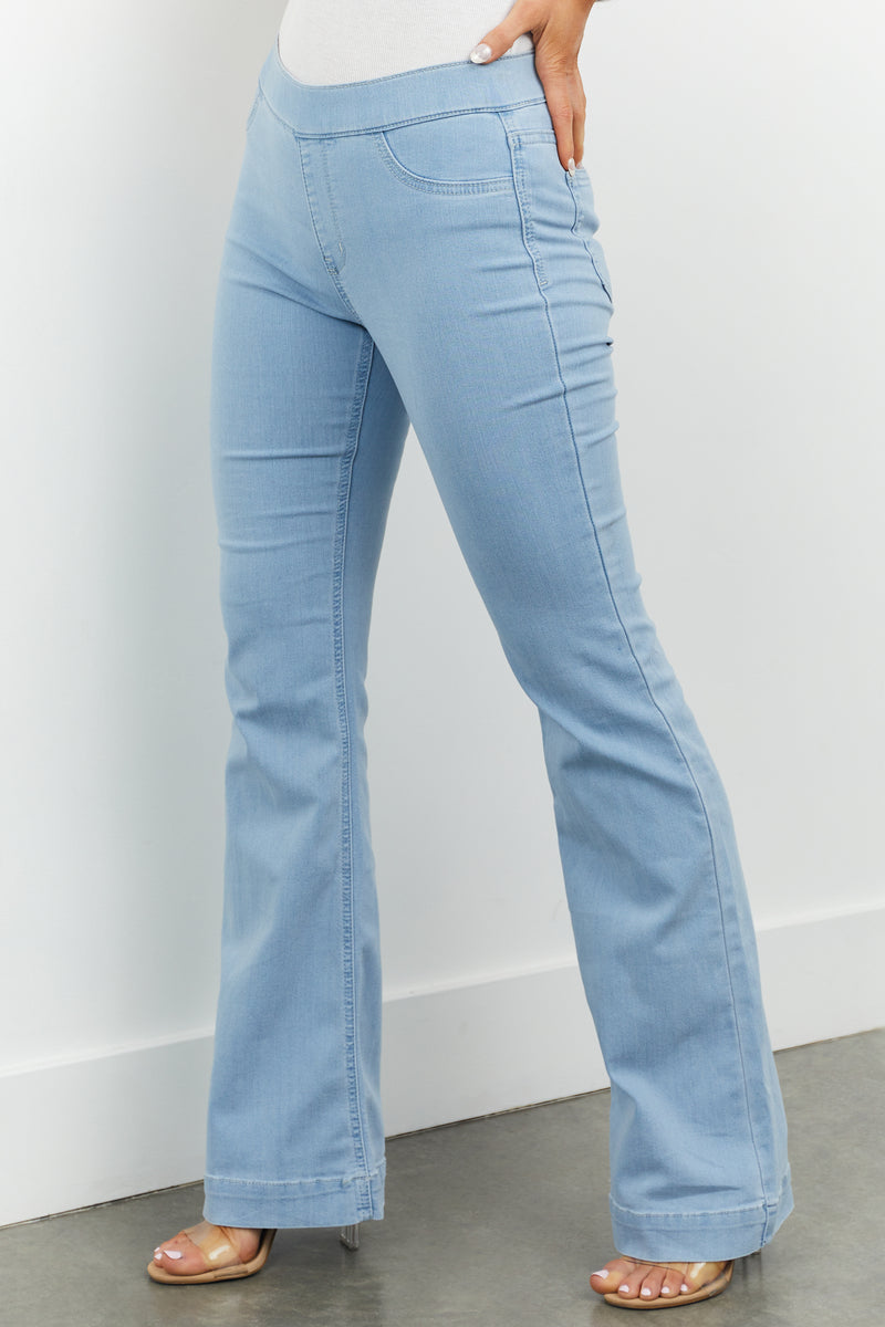 Bailey Light Denim Flare Jeggings