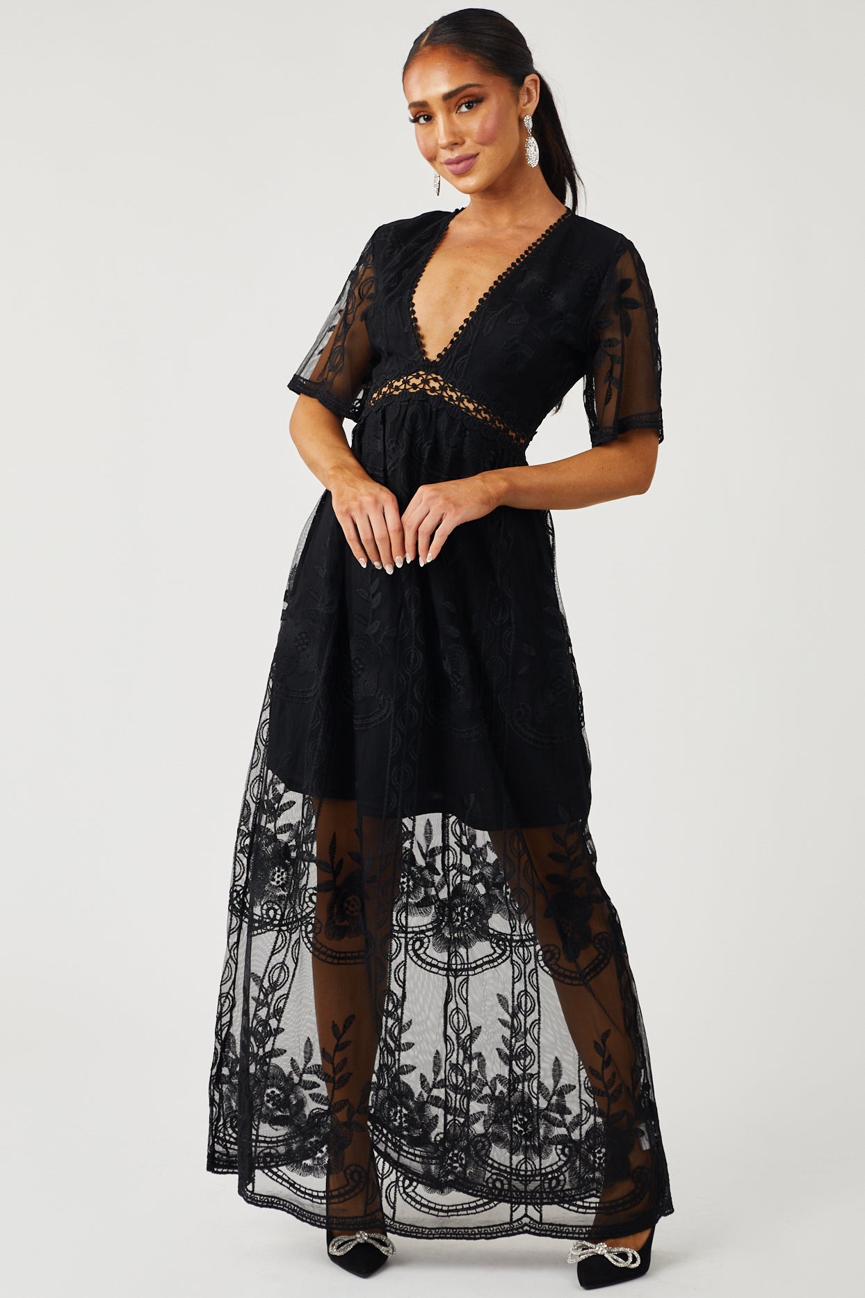 Lace Mesh Dress