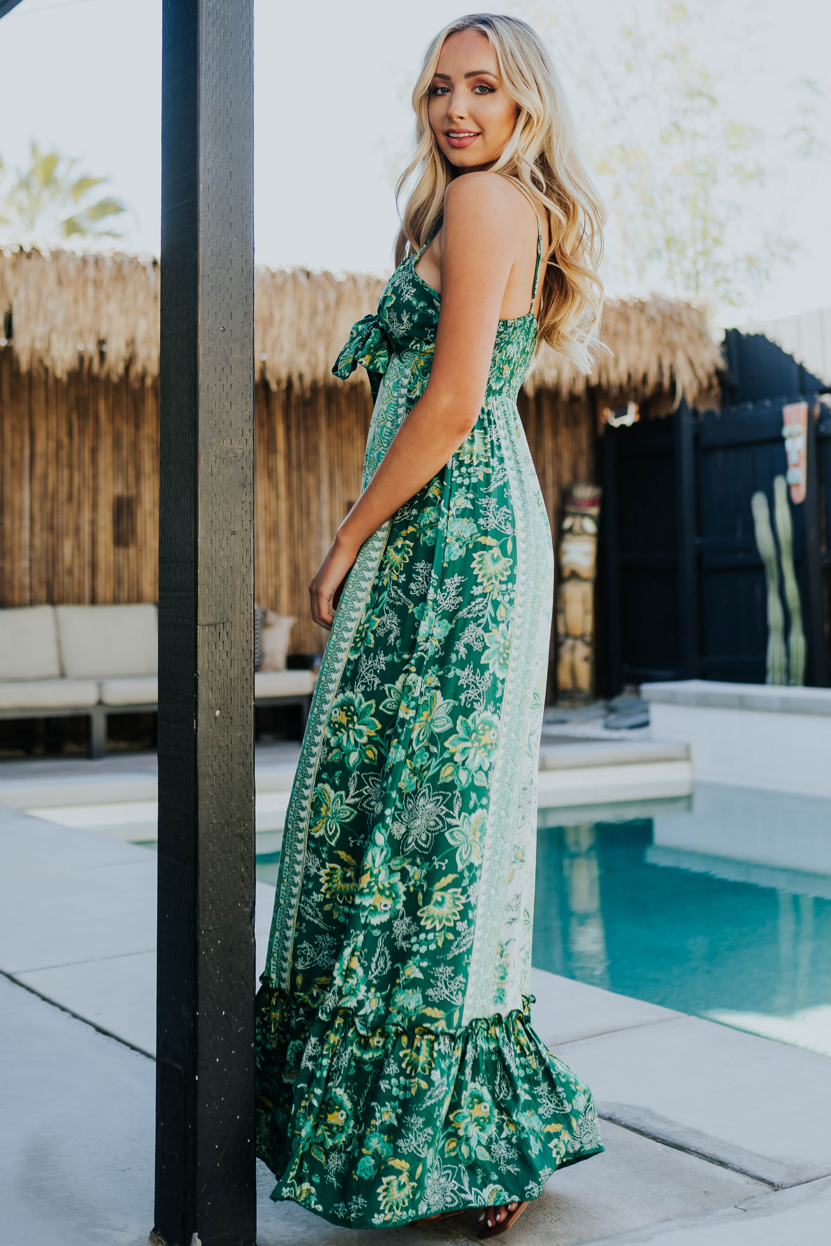 Lime lush maxi store dress