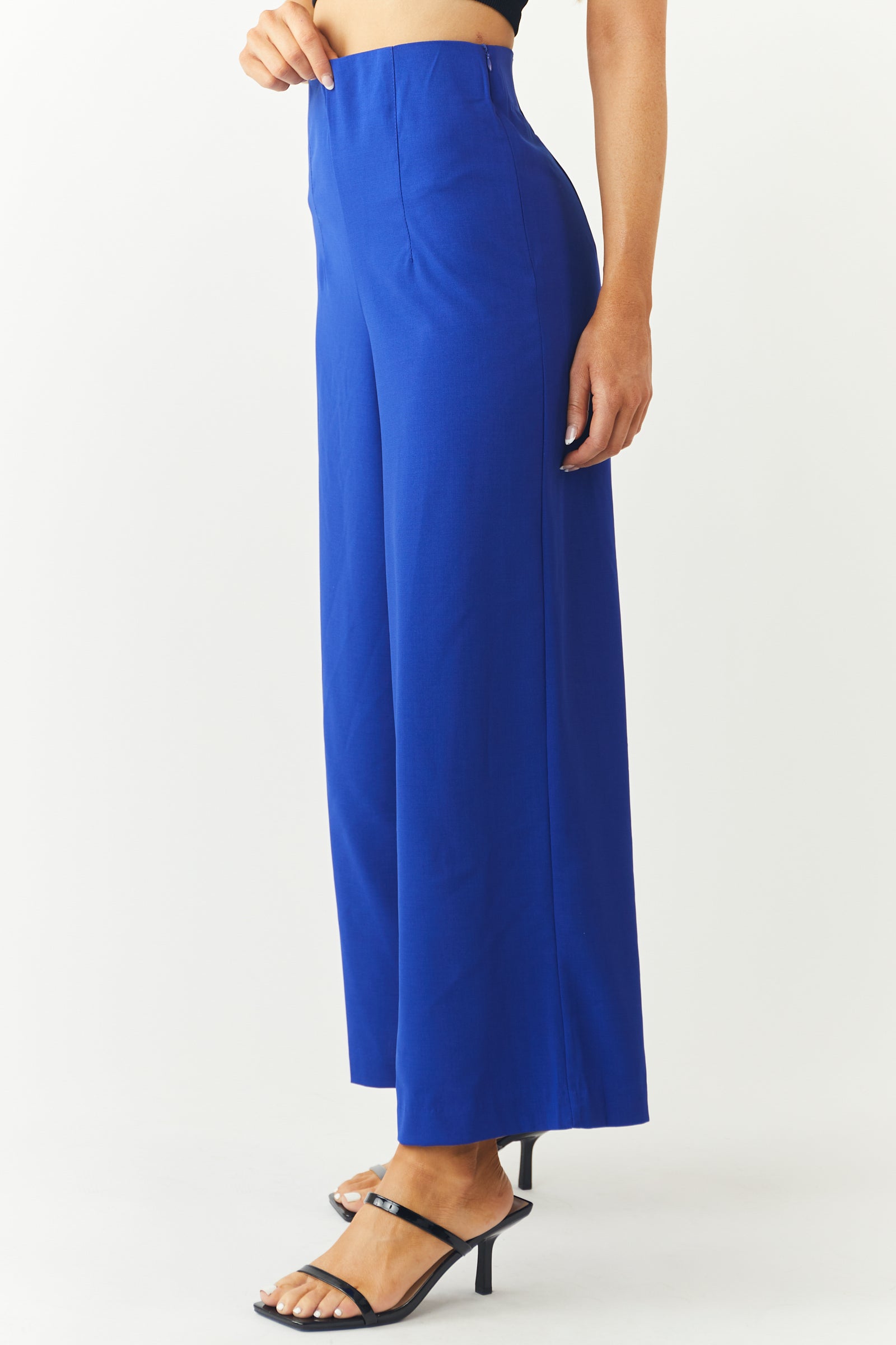 Wide leg outlet royal blue pants