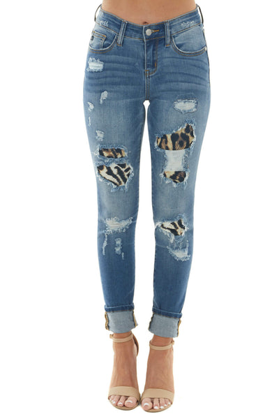 Judy blue leopard print 2024 jeans