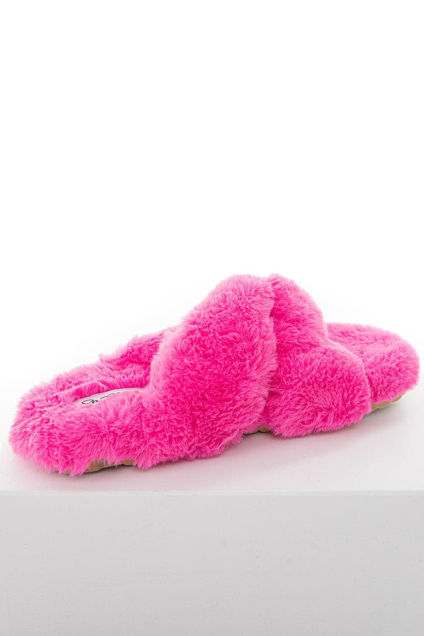 Amazon.com | Fur Story Fur Slides Slippers Furry Fuzzy Slides Platform  Sandals Open Toe Fluffy Slides Fox Fur Feather Sandals Fur Slip On Shoes  for Women | Slippers